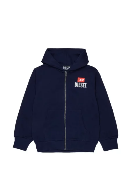 Bluza z kapturem dziecięca Diesel niebieska