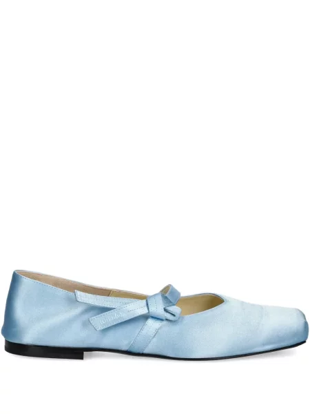 Balerini Kenzo din satin albastru