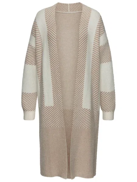 LASCANA Geacă tricotată bej alb