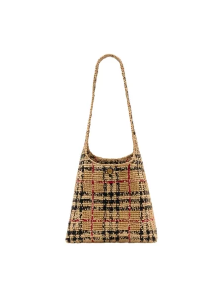 Torebka hobo Burberry beżowa