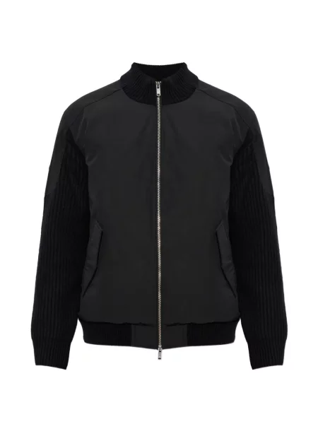 Geacă cu puf Moose Knuckles tricotate negru