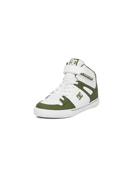 Sneakersy DC Shoes EO-PURE HI TOP EV BOYS bílá