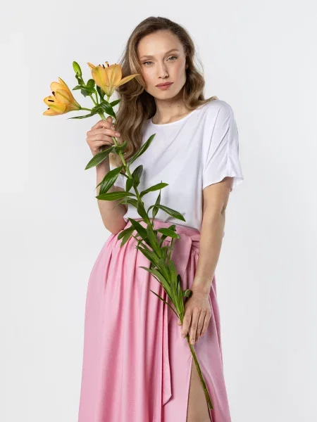 Spódnica maxi Awama biała