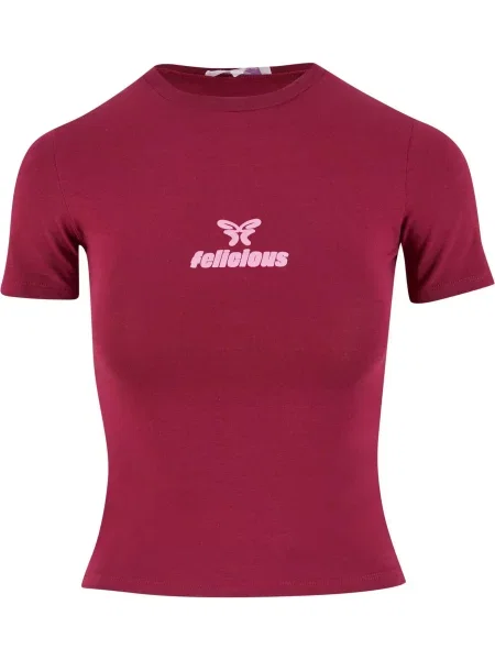 Felicious Tricou roz deschis roșu