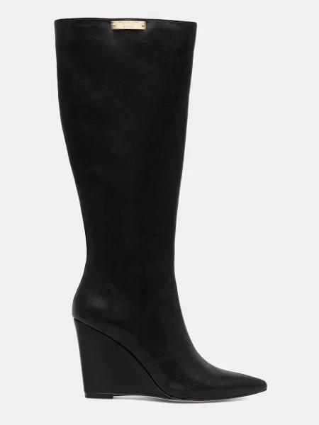 Чоботи Twinset на танкетці чорний