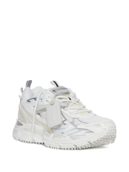 Sneakerși Off-white plasă alb