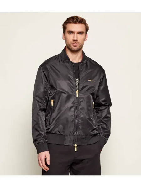 Armani Exchange Geacă cu două fețe bomber | regular fit negru