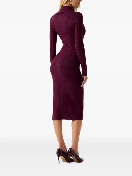 Midi šaty Guess čierna