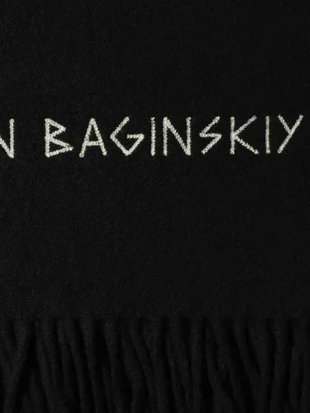 Vlnený šál Ruslan Baginskiy čierna