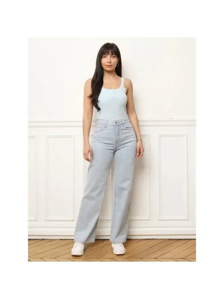 Top La Modeuse albastru
