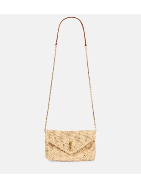 Geantă Saint Laurent bej