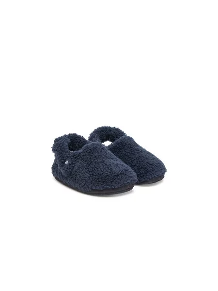 Bačkory Crocs Toddler Classic Cozzzy Slipper Tmavomodrá