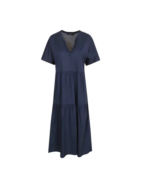 Sukienka midi Weekend Max Mara z dżerseju niebieska
