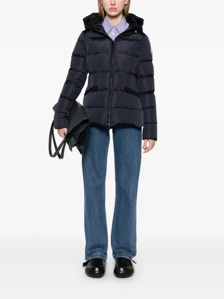 Geacă cu puf Moncler albastru