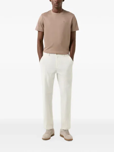 Pantaloni Bogner de catifea cord alb