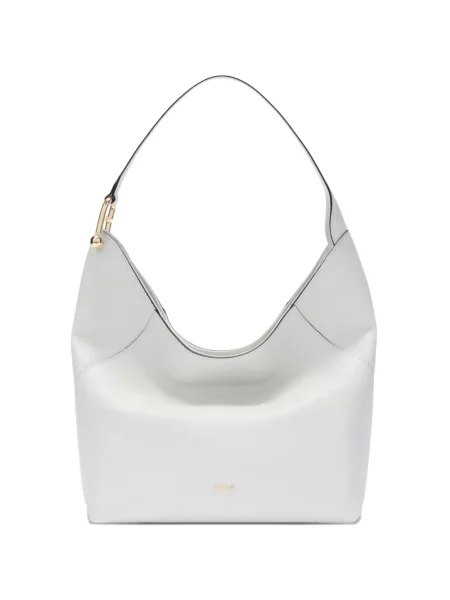 Geanta de piele Furla din piele alb