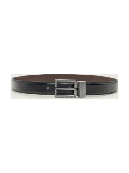 Calvin Klein Curea din piele cu două fețe negru