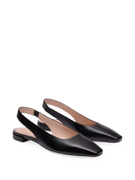 Pantofi cu toc Stuart Weitzman slingback negru
