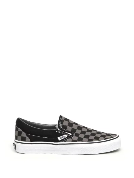 Sneakerși Vans în carouri slip-on negru