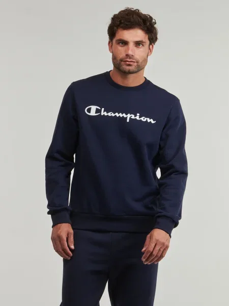 Hanorac crewneck Champion alb