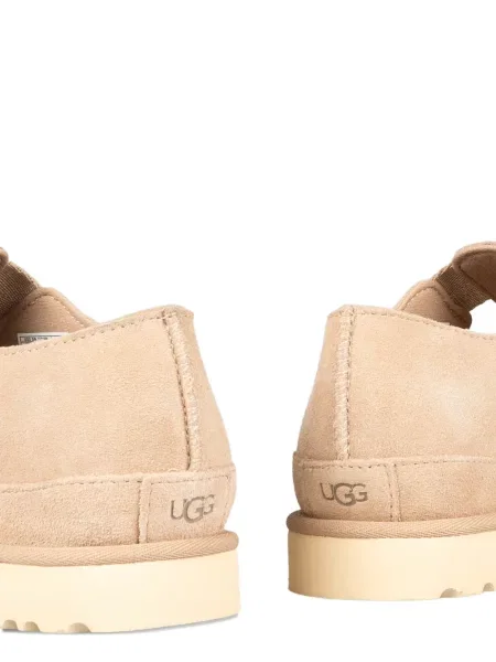 Balerini Ugg din piele de căprioară fără toc