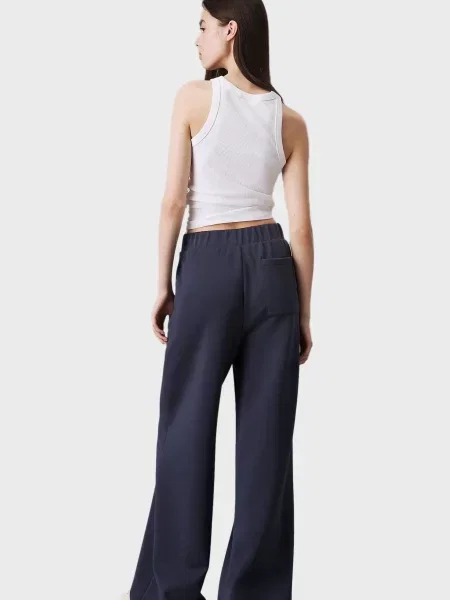 Спортивні штани Calvin Klein Jeans з модала сині