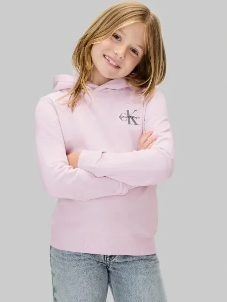 Calvin Klein Jeans Detská mikina ružová