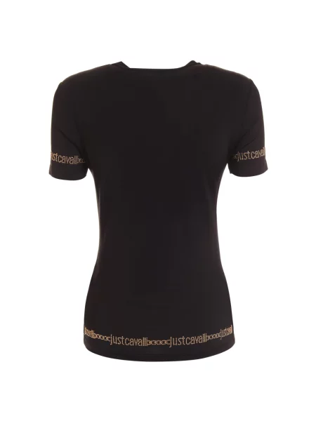 Koszulka polo Just Cavalli czarna