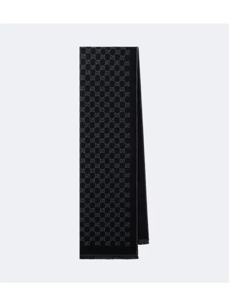 Fular Gucci de lână negru