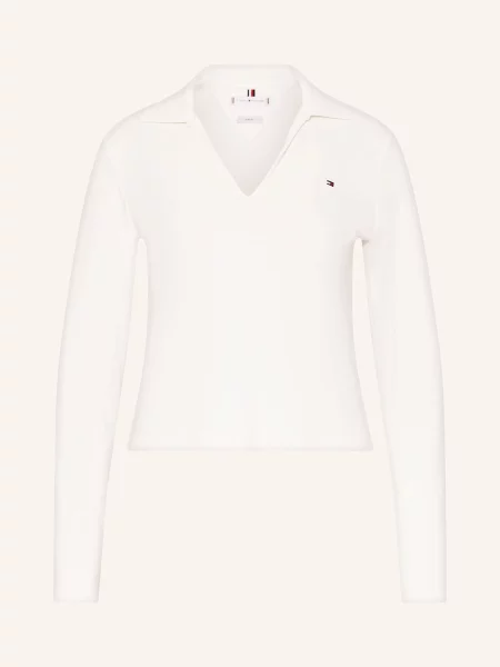 Tommy Hilfiger Tričko S Dlouhým Rukávem ybl ecru bílé