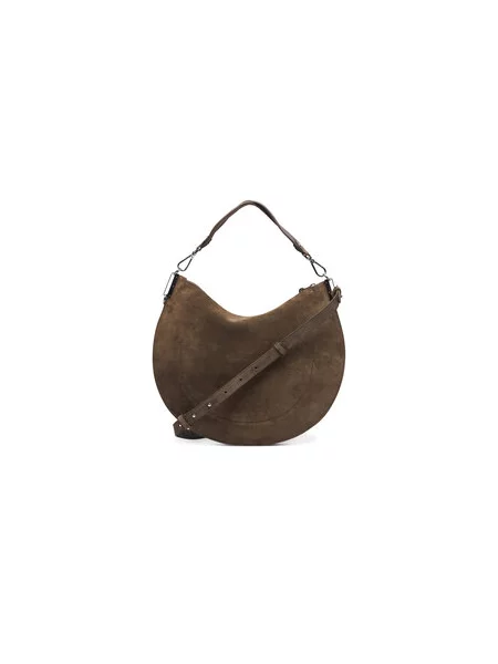 Táska Coccinelle QKG Coccinellesunup Suede E1 QKG 13 01 01 Khaki zöld
