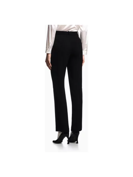 Spodnie Emporio Armani czarne