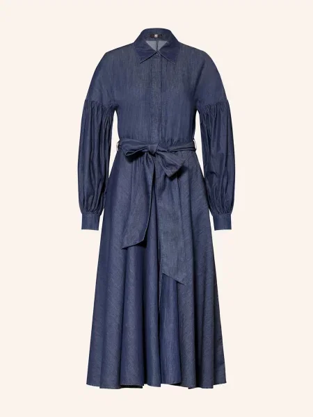 Riani Džínové Košilové Šaty dark blue used modré