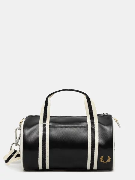 Potovalne torbe Fred Perry CLASSIC MINI BARREL BAG črna