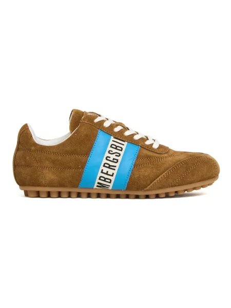 Sneakersy Bikkembergs zamszowe piłkarskie beżowe