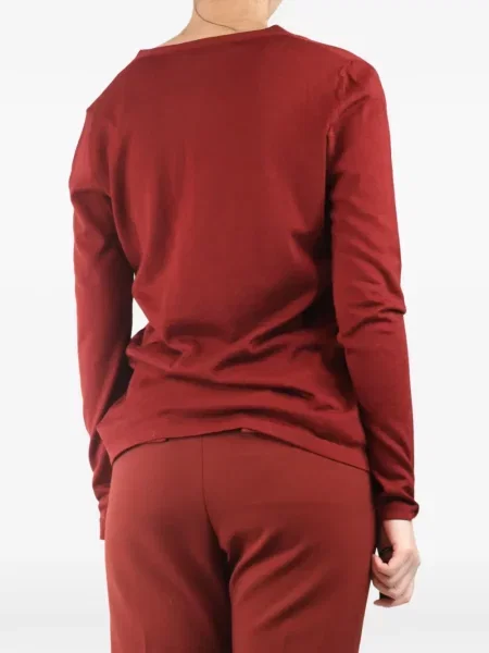Cardigan Max Mara cu decolteu în V roșu