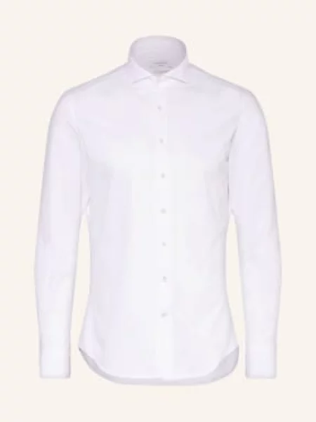 Profuomo Koszula Slim Fit weiss biała