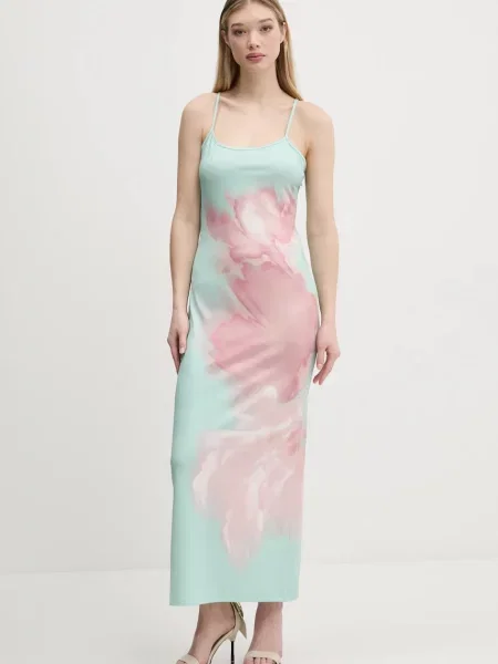 Сукня Desigual LYON maxi розкльошена зелений