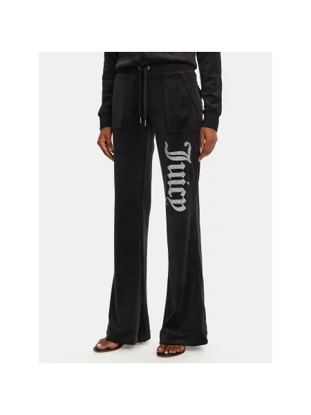 Juicy Couture Melegítő alsó Layla Regular Fit fekete