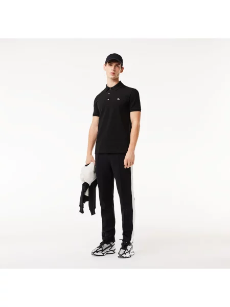 Поло Lacoste черное