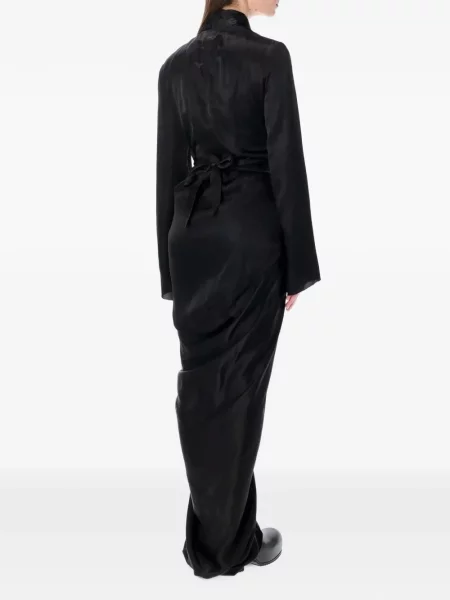 Lung rochie Rick Owens plic negru