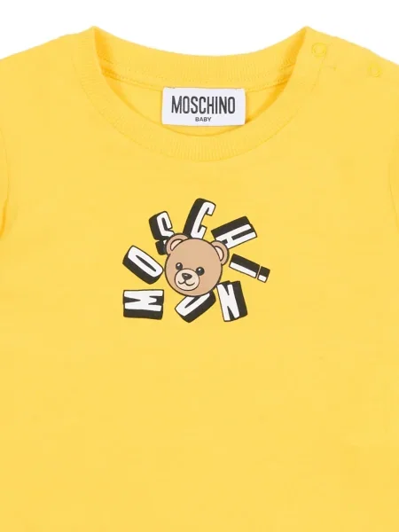 Koszulka dziecięca Moschino żółta