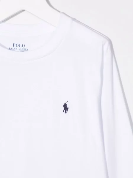 Koszulka polo dziecięca Polo Ralph Lauren biała