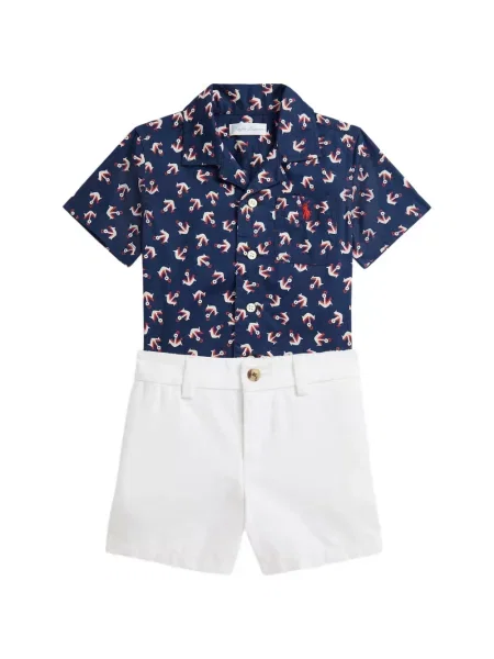 Koszula dziecięca Polo Ralph Lauren niebieska