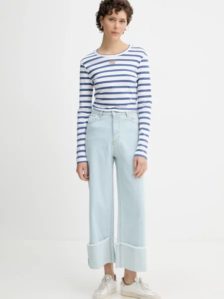 MUNTHE longsleeve POTE niebieski