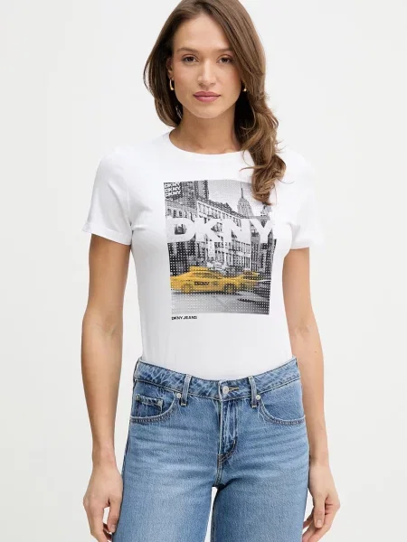 Dkny tricou alb