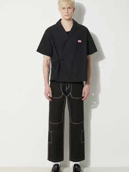 Τζιν παντελόνι PLEASURES Ultra Utility Pants μαύρο