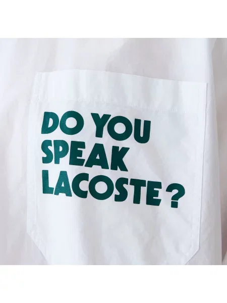 Lacoste Koszula Lacoste biała