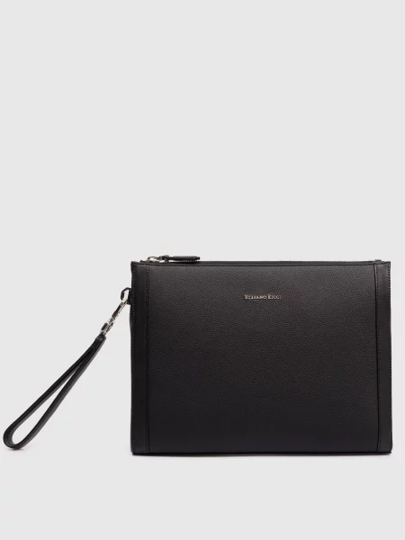 Кожаная сумка Stefano Ricci черная