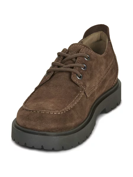 Pantofi Birkenstock din dantelă maro